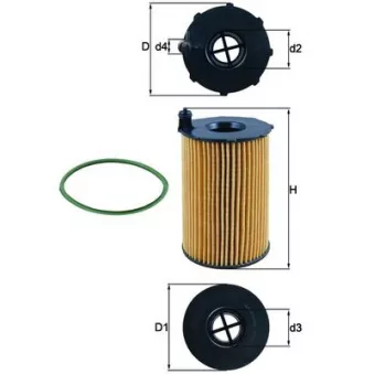 Filtre à huile KNECHT OX 420D