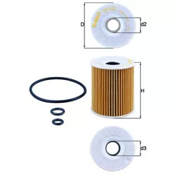 Filtre à huile KNECHT OX 422D
