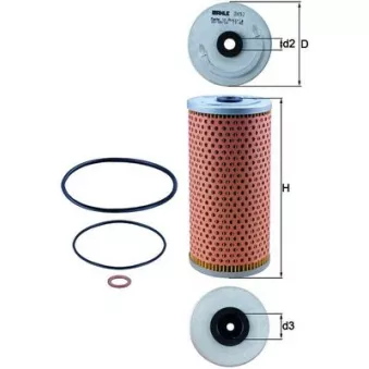 Filtre à huile KNECHT OX 92D