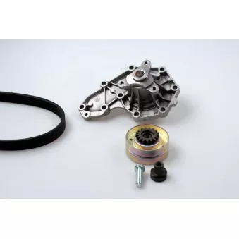 Pompe à eau+Jeu de courroie trapézoïdale à nervures HEPU PK00540