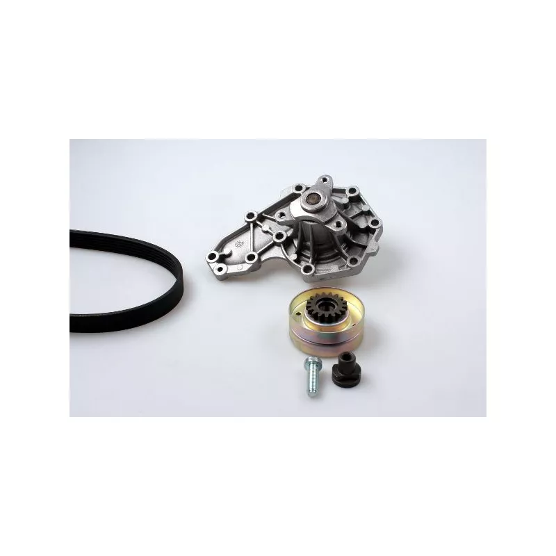 Pompe à eau+Jeu de courroie trapézoïdale à nervures HEPU PK00540