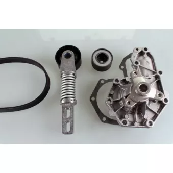 Pompe à eau+Jeu de courroie trapézoïdale à nervures HEPU PK00543