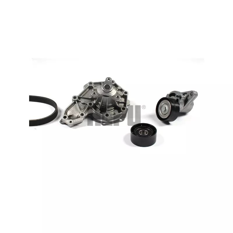 Pompe à eau+Jeu de courroie trapézoïdale à nervures HEPU PK00546