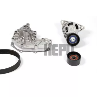 Pompe à eau+Jeu de courroie trapézoïdale à nervures HEPU PK00547