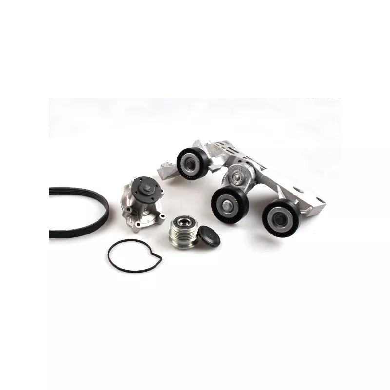 Pompe à eau+Jeu de courroie trapézoïdale à nervures HEPU PK01410