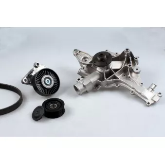 Pompe à eau+Jeu de courroie trapézoïdale à nervures HEPU PK01470