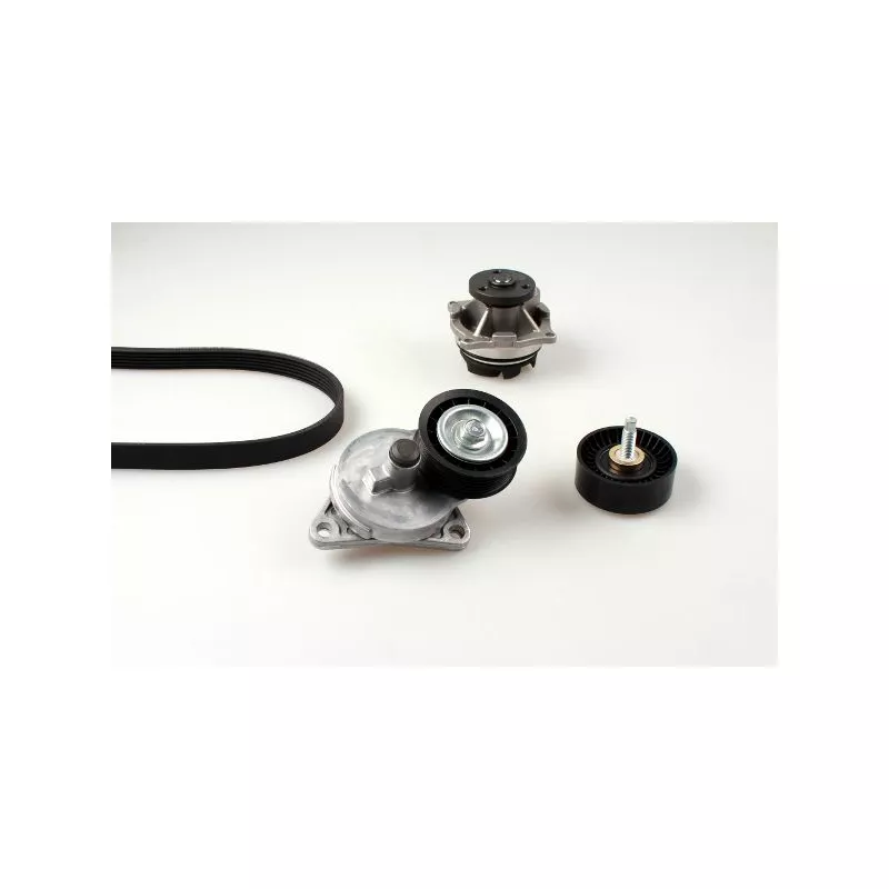 Pompe à eau+Jeu de courroie trapézoïdale à nervures HEPU PK02360