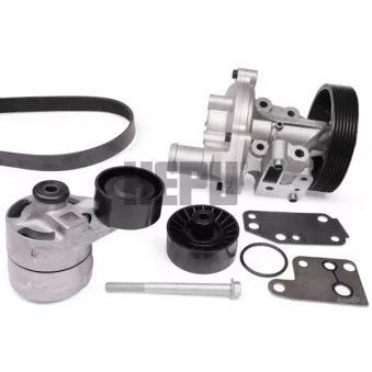 Pompe à eau+Jeu de courroie trapézoïdale à nervures HEPU PK02481
