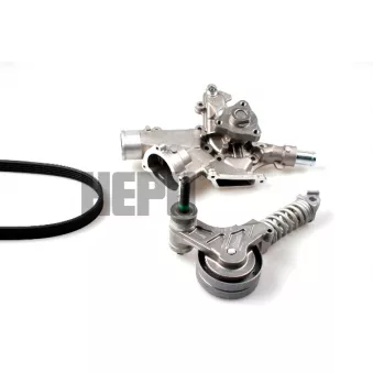 Pompe à eau+Jeu de courroie trapézoïdale à nervures HEPU PK03220
