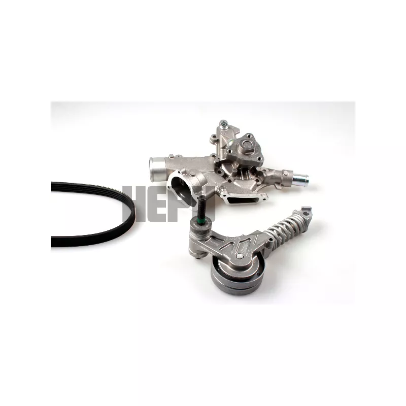Pompe à eau+Jeu de courroie trapézoïdale à nervures HEPU PK03221