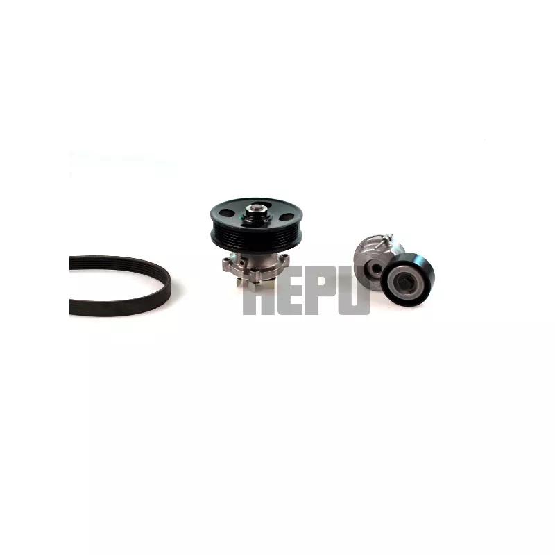 Pompe à eau+Jeu de courroie trapézoïdale à nervures HEPU PK03230
