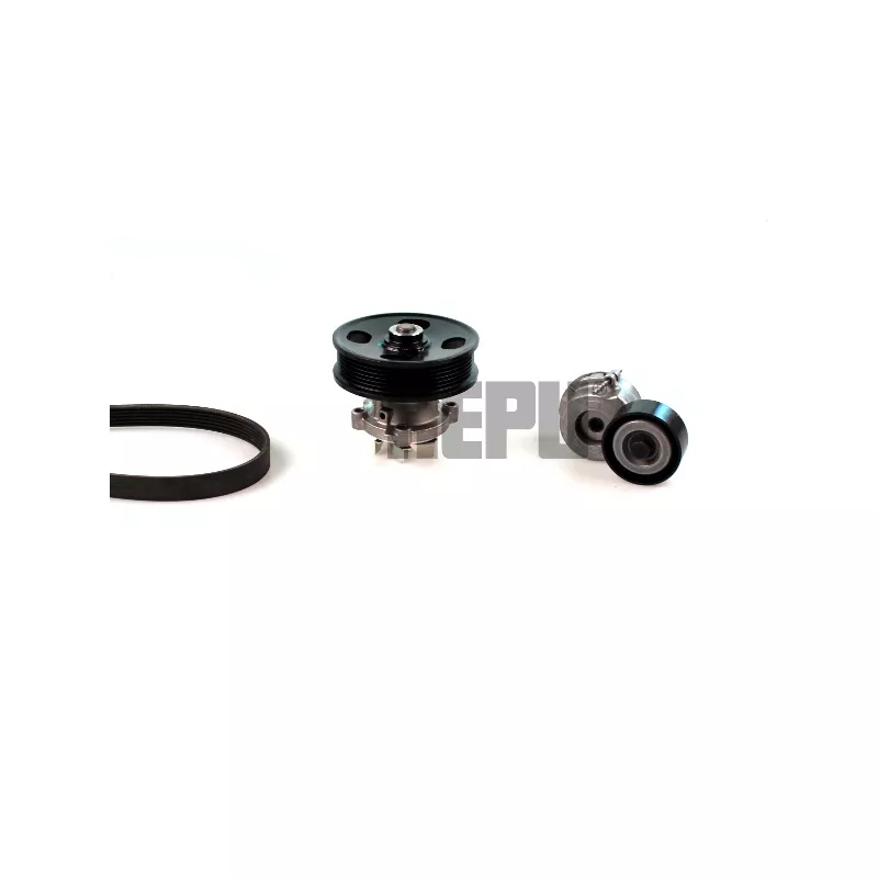 Pompe à eau+Jeu de courroie trapézoïdale à nervures HEPU PK03231