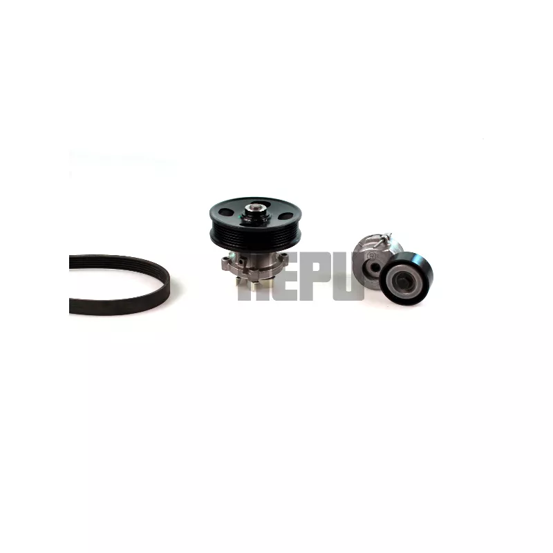 Pompe à eau+Jeu de courroie trapézoïdale à nervures HEPU PK03232