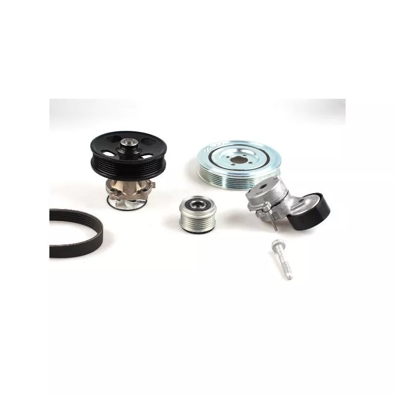 Pompe à eau+Jeu de courroie trapézoïdale à nervures HEPU PK03233