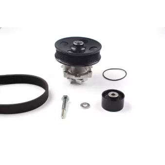Pompe à eau+Jeu de courroie trapézoïdale à nervures HEPU PK03234
