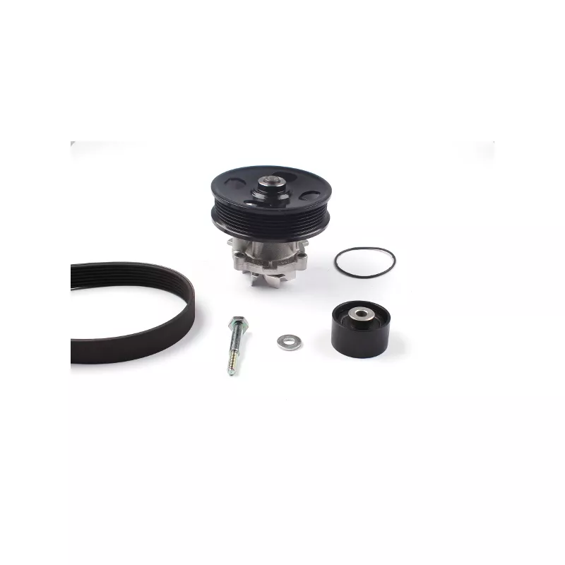 Pompe à eau+Jeu de courroie trapézoïdale à nervures HEPU PK03234