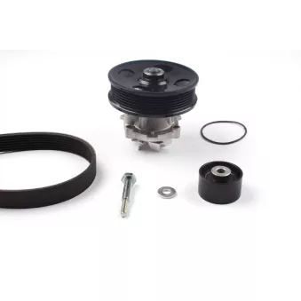 Pompe à eau+Jeu de courroie trapézoïdale à nervures HEPU PK03235