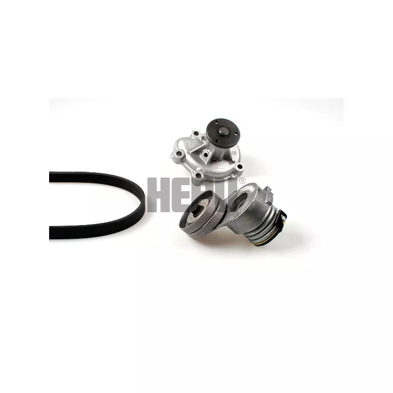 Pompe à eau+Jeu de courroie trapézoïdale à nervures HEPU PK03262