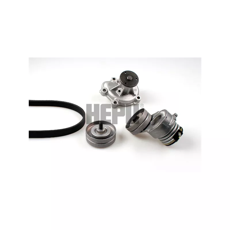 Pompe à eau+Jeu de courroie trapézoïdale à nervures HEPU PK03263