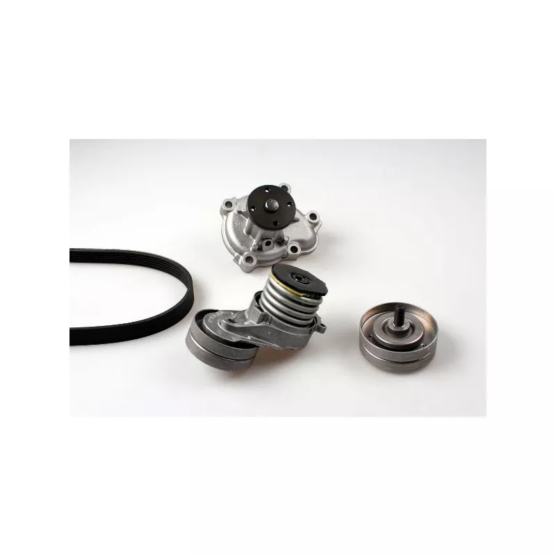 Pompe à eau+Jeu de courroie trapézoïdale à nervures HEPU PK03410