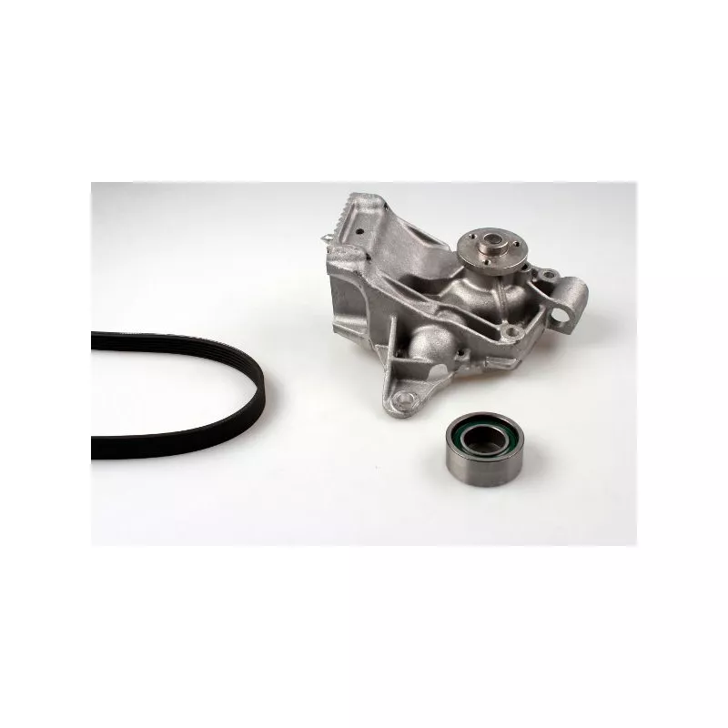 Pompe à eau+Jeu de courroie trapézoïdale à nervures HEPU PK03530