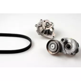 Pompe à eau+Jeu de courroie trapézoïdale à nervures HEPU PK03631