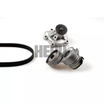 Pompe à eau+Jeu de courroie trapézoïdale à nervures HEPU PK03720