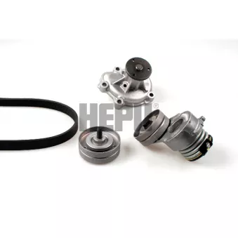 Pompe à eau+Jeu de courroie trapézoïdale à nervures HEPU PK03722