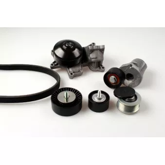 Pompe à eau+Jeu de courroie trapézoïdale à nervures HEPU PK04210