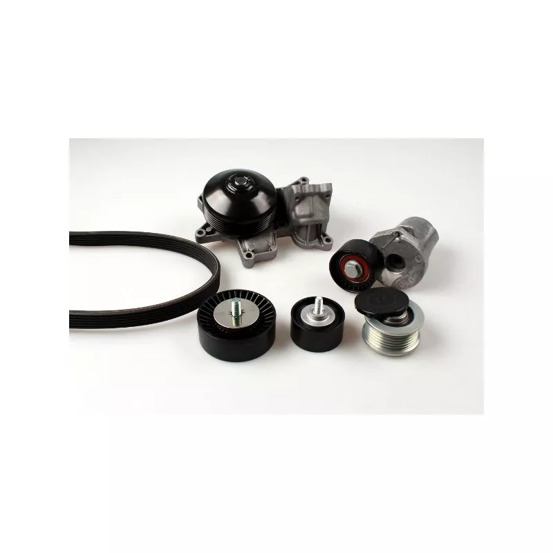 Pompe à eau+Jeu de courroie trapézoïdale à nervures HEPU PK04210