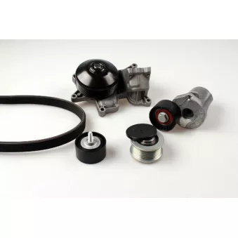 Pompe à eau+Jeu de courroie trapézoïdale à nervures HEPU PK04211