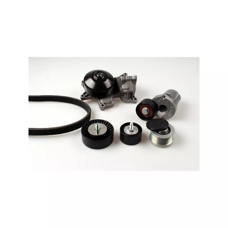 Pompe à eau+Jeu de courroie trapézoïdale à nervures HEPU PK04212