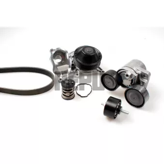 Pompe à eau+Jeu de courroie trapézoïdale à nervures HEPU PK04240TH
