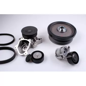 Pompe à eau+Jeu de courroie trapézoïdale à nervures HEPU PK04660