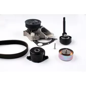 Pompe à eau+Jeu de courroie trapézoïdale à nervures HEPU PK04661