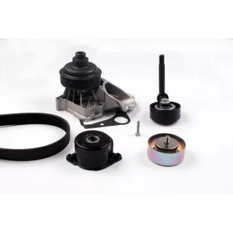 Pompe à eau+Jeu de courroie trapézoïdale à nervures HEPU PK04670