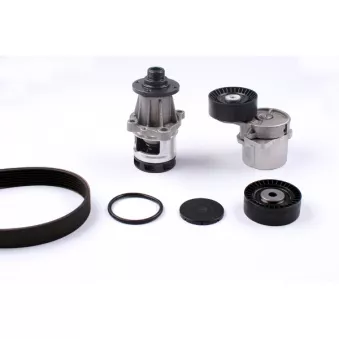 Pompe à eau+Jeu de courroie trapézoïdale à nervures HEPU PK04700