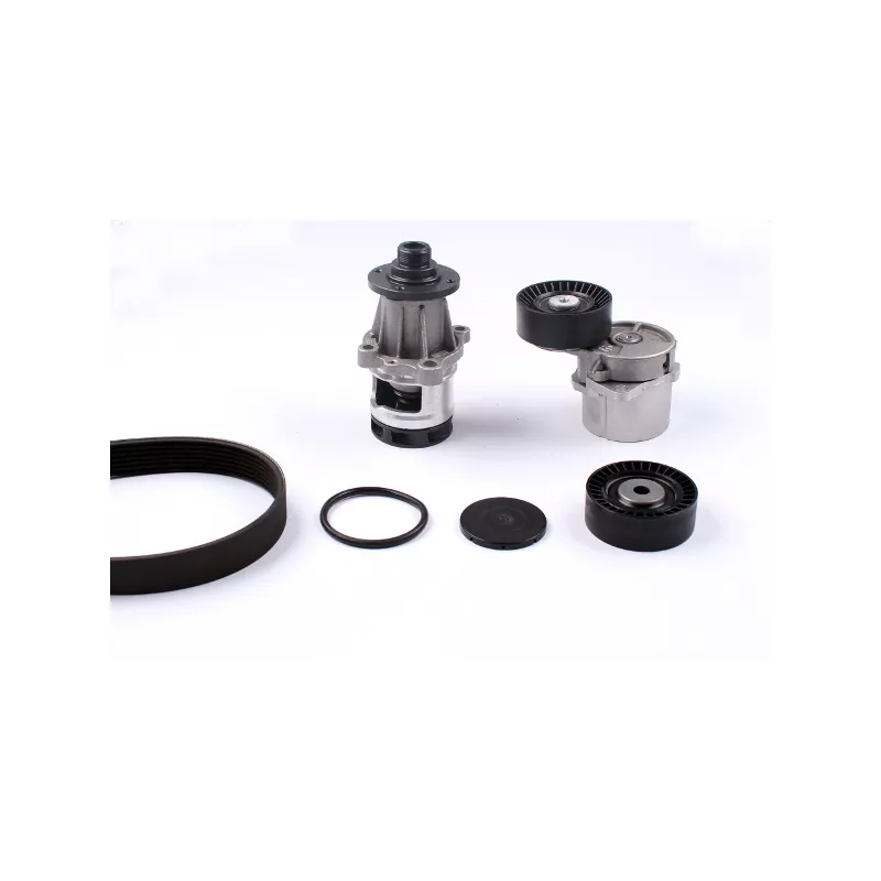 Pompe à eau+Jeu de courroie trapézoïdale à nervures HEPU PK04700