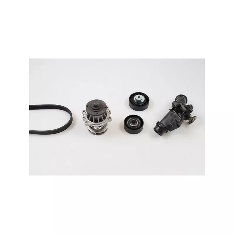 Pompe à eau+Jeu de courroie trapézoïdale à nervures HEPU PK04720TH