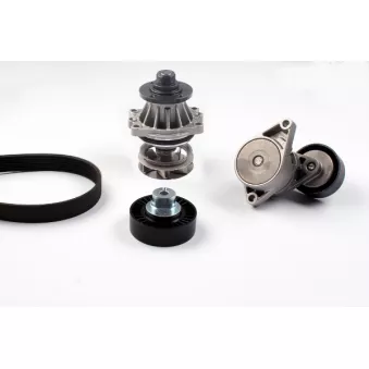 Pompe à eau+Jeu de courroie trapézoïdale à nervures HEPU PK04722