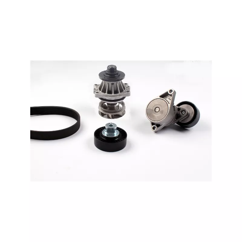 Pompe à eau+Jeu de courroie trapézoïdale à nervures HEPU PK04722