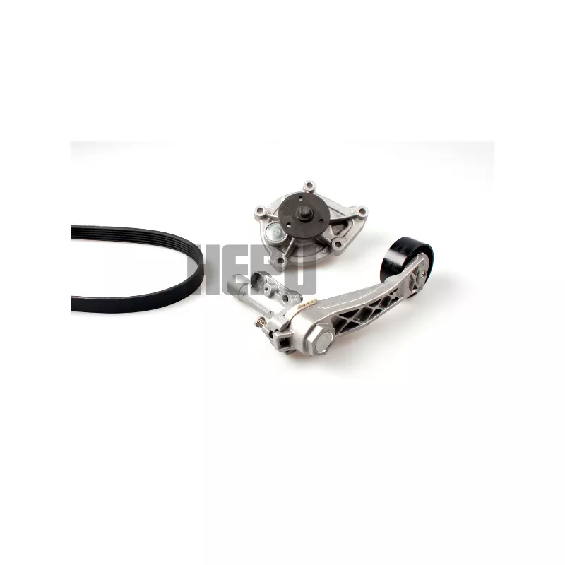 Pompe à eau+Jeu de courroie trapézoïdale à nervures HEPU PK04951