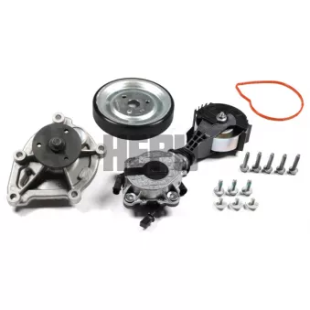 Pompe à eau+Jeu de courroie trapézoïdale à nervures HEPU PK04953