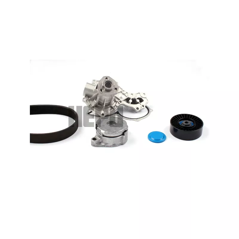 Pompe à eau+Jeu de courroie trapézoïdale à nervures HEPU PK051210
