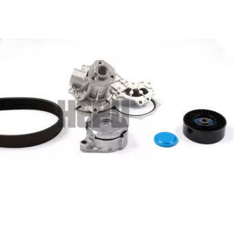Pompe à eau+Jeu de courroie trapézoïdale à nervures HEPU PK051211