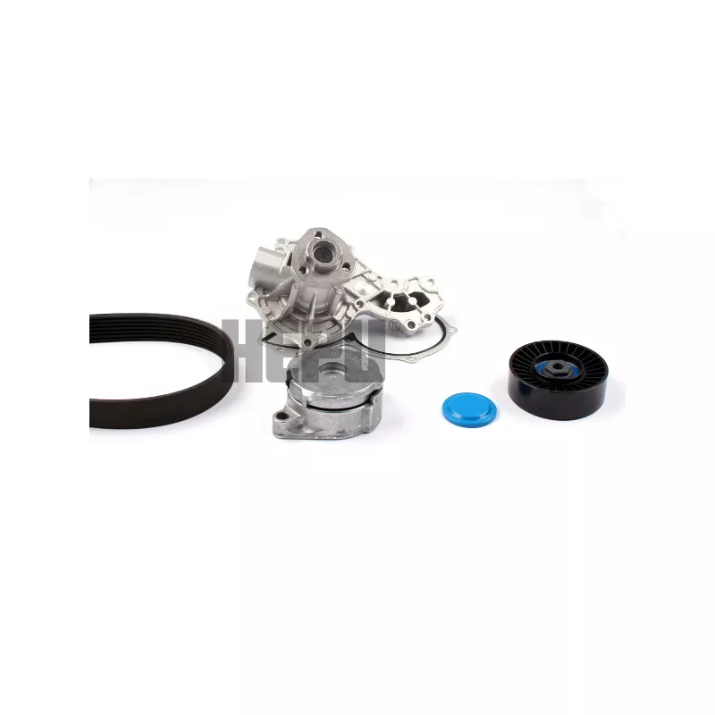 Pompe à eau+Jeu de courroie trapézoïdale à nervures HEPU PK051211