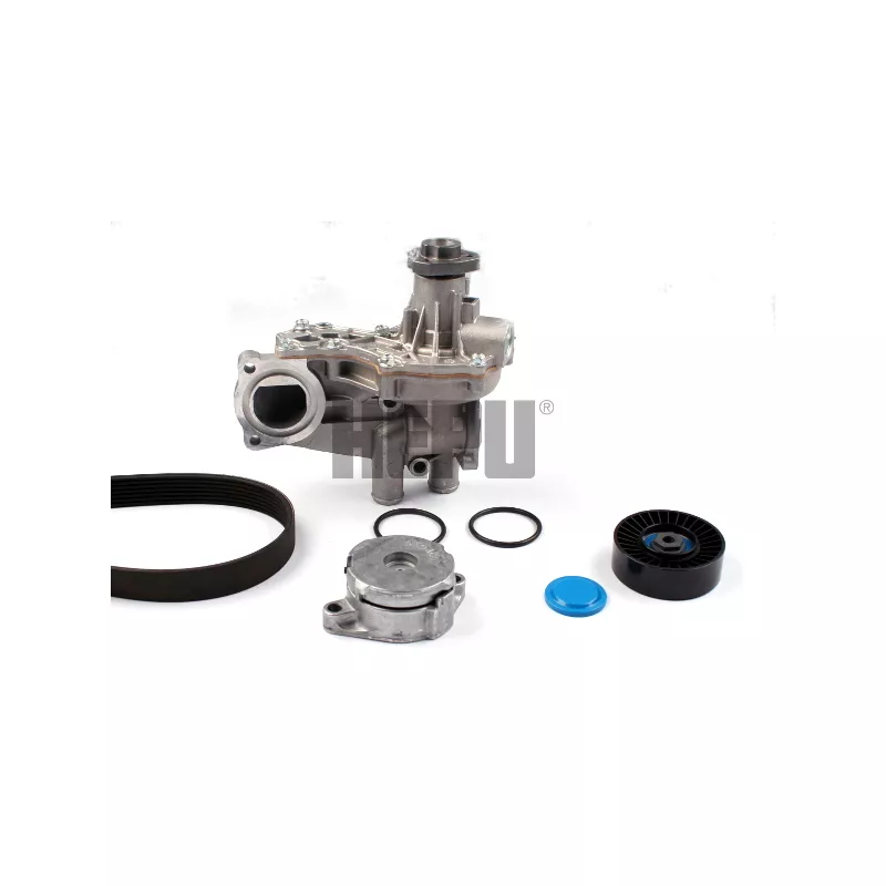 Pompe à eau+Jeu de courroie trapézoïdale à nervures HEPU PK051311