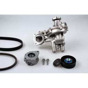Pompe à eau+Jeu de courroie trapézoïdale à nervures HEPU PK05137