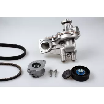 Pompe à eau+Jeu de courroie trapézoïdale à nervures HEPU PK05138