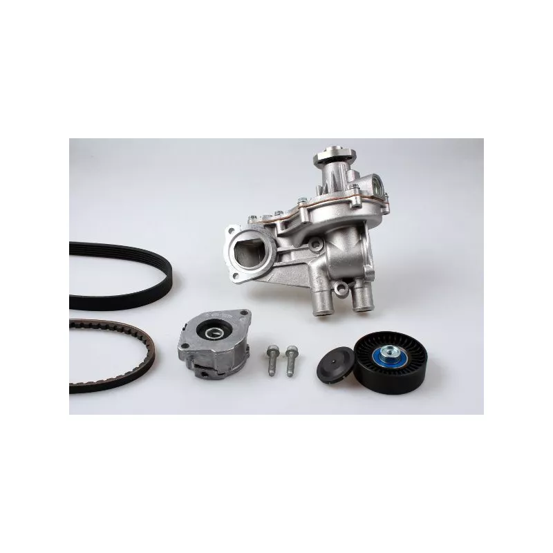 Pompe à eau+Jeu de courroie trapézoïdale à nervures HEPU PK05138
